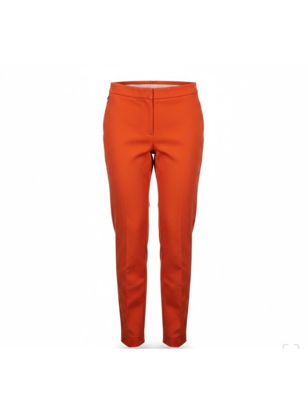 Ann Taylor Women’s Red Polyester Blend Slim Fit Side-Zip Pants Size 10